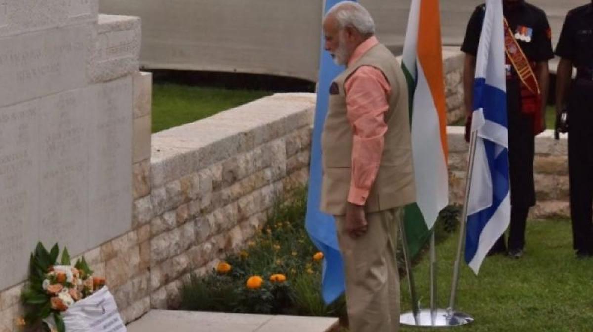 Israel: Modi pays homage to Indian World War I heroes at Haifa